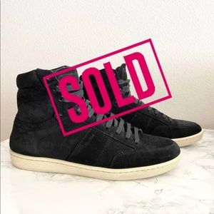 Saint Laurent men’s high top sneakers size 40